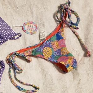 Moana Bikini Pineapple Fritter bottoms- SMALL